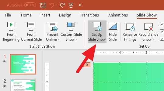 powerpoint animations not working in presentation mode