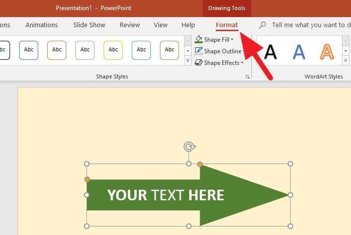 how-to-add-arrow-with-text-in-powerpoint