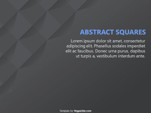 Abstract Squares PowerPoint Template