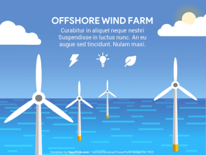 Animated Offshore Wind Farm PowerPoint Template