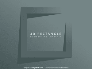 3D Rectangle PowerPoint Template