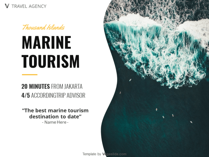 Marine Tourism PowerPoint Template
