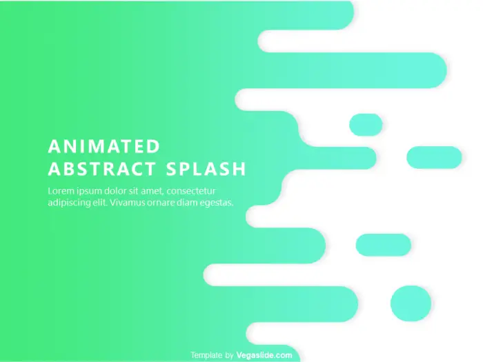 Animated Abstract Splash PowerPoint Template