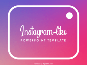 Instagram-like PowerPoint Template