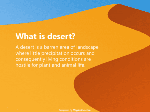 Minimalist Desert PowerPoint Template