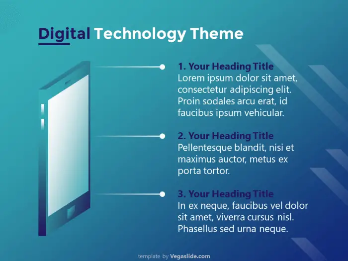 Digital Technology Theme PowerPoint Template