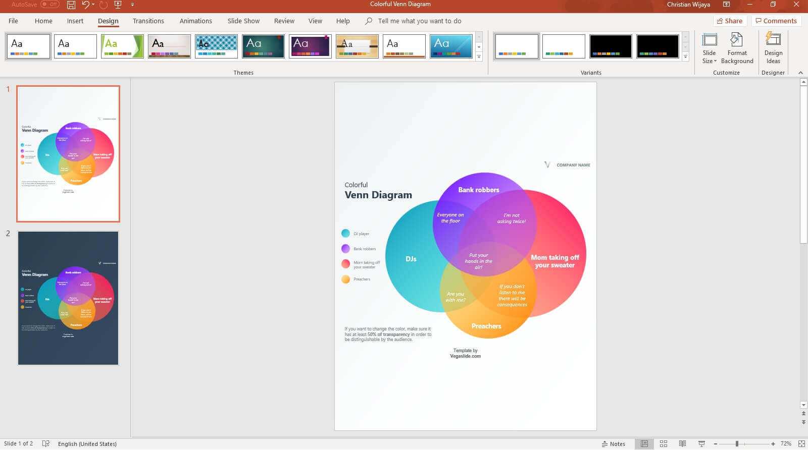 powerpoint presentation portrait orientation