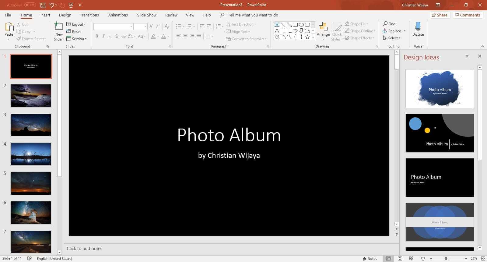 add background picture to powerpoint slide