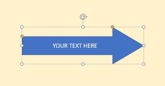 How to Add Arrow with Text in PowerPoint