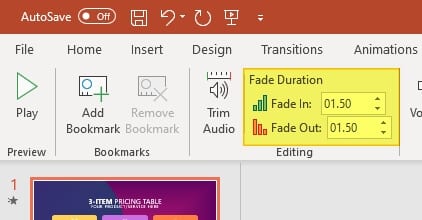 How to Add Fade Audio Effects on PowerPoint