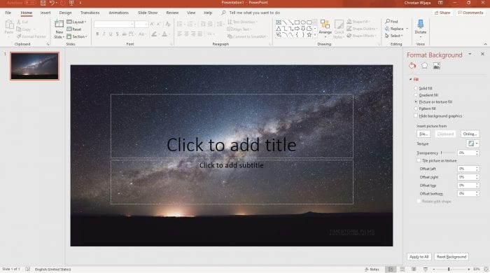 How to Fit Picture into PowerPoint Slide Automatically