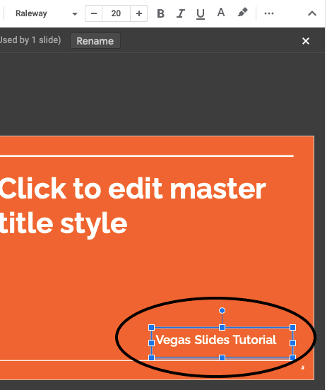 Edit Master Slides