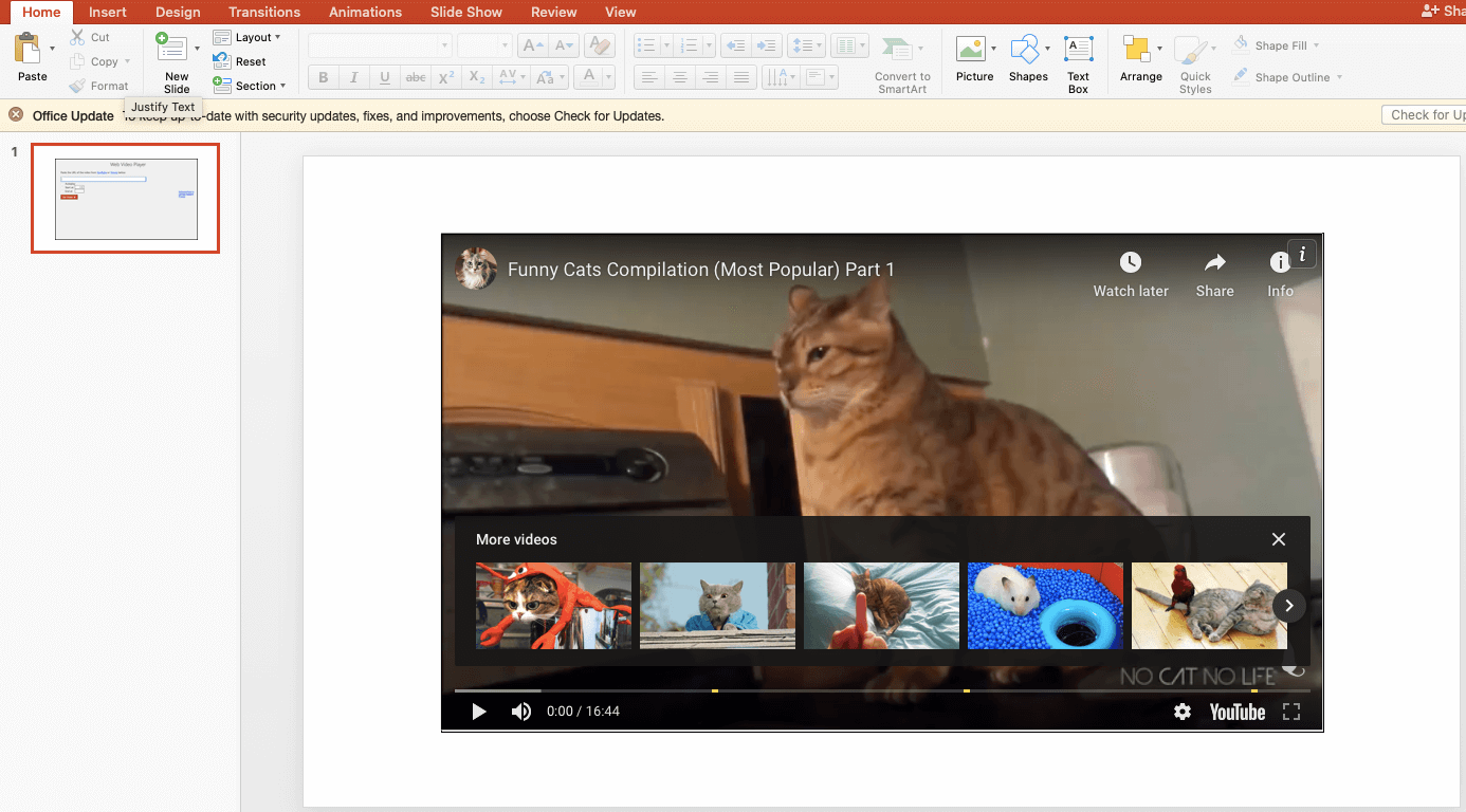 how do you plug in a mac for powerpoint