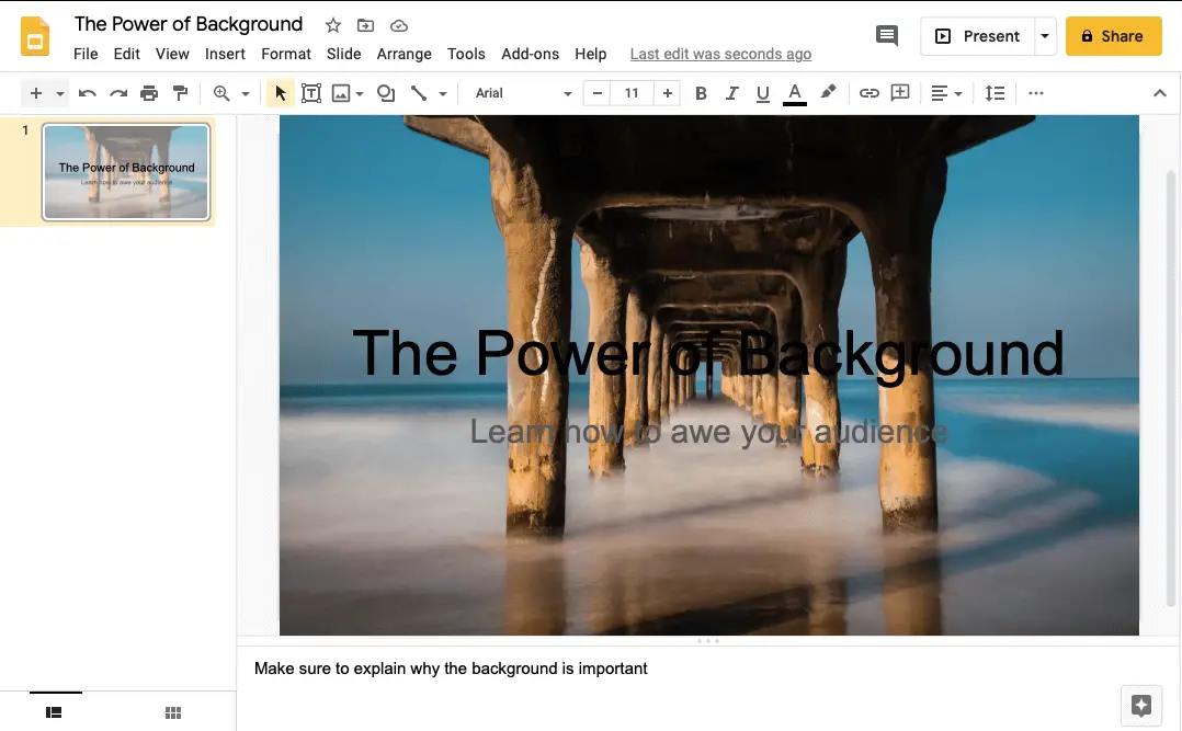 Print Google Slides with Speaker Notes