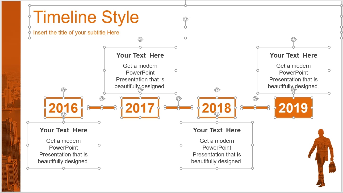 powerpoint select all text boxes in presentation