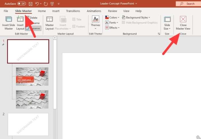 How to Create a Watermark in All PowerPoint Slides 10