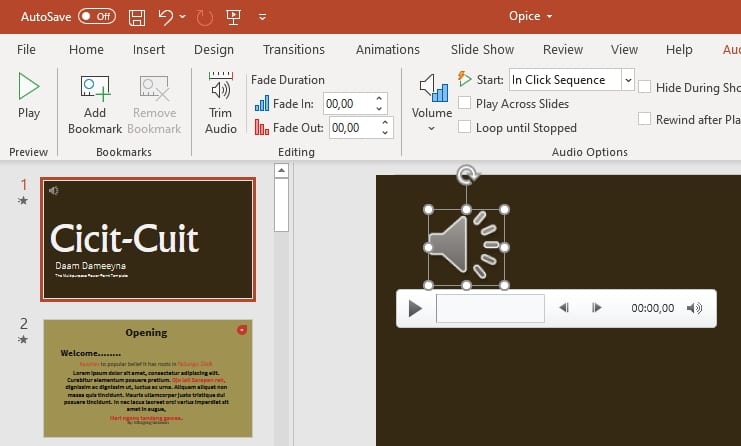 How to Add Background Music to PowerPoint Presentation - Vegaslide