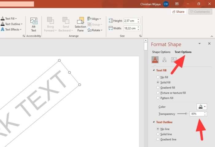 How to Create a Watermark in All PowerPoint Slides 9