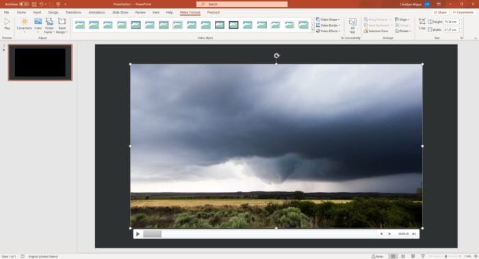 how to get powerpoint presentation to loop