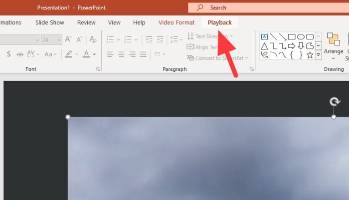 how to get powerpoint presentation to loop
