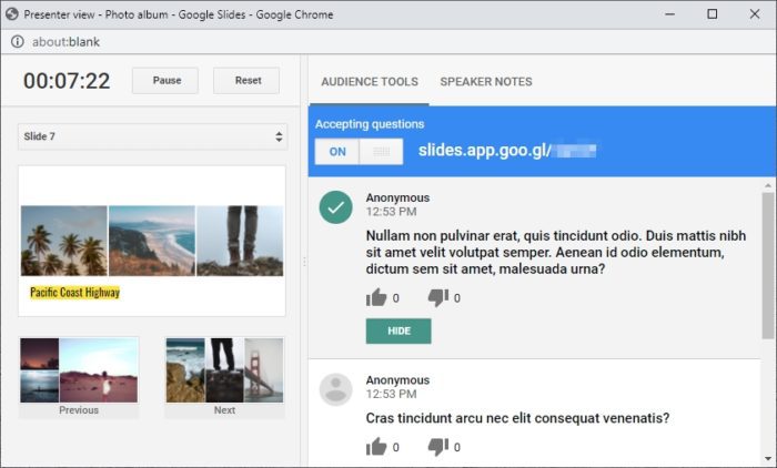 How to Use Presenter View when Presenting in Google Slides