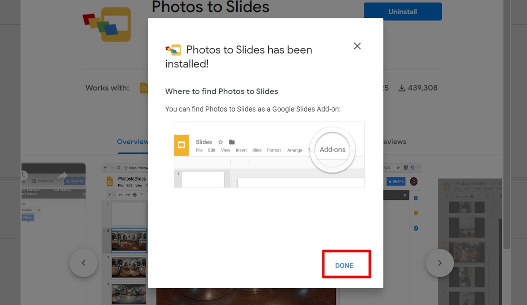 google photos presentation