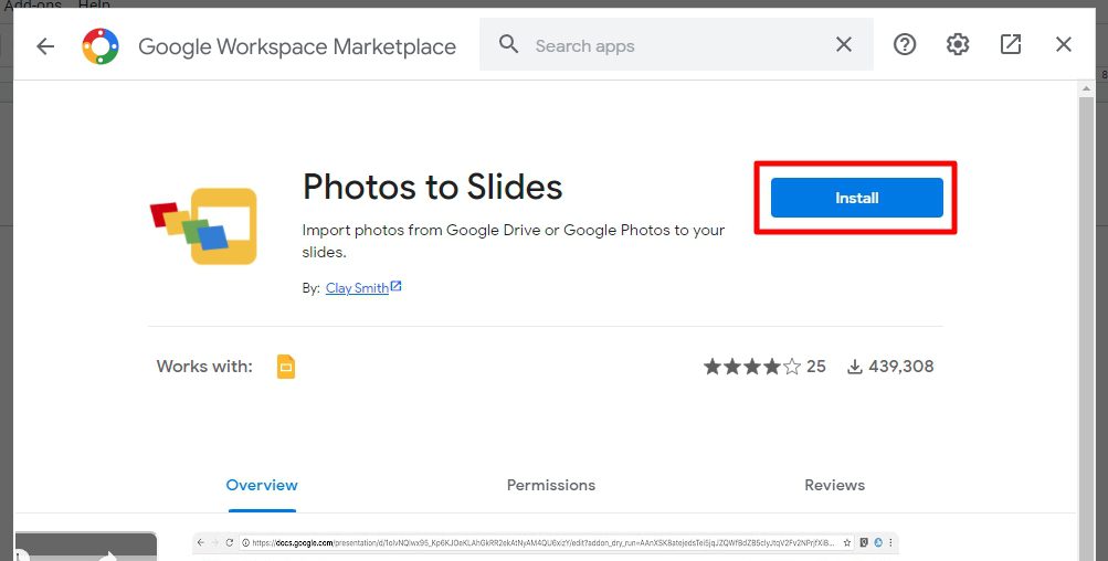 google photos presentation