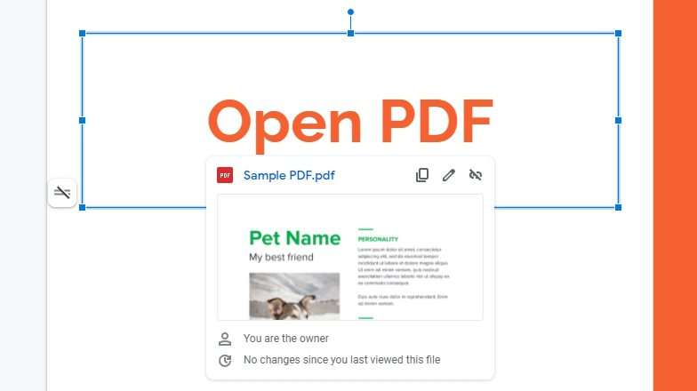 How To Link A Pdf On Google Slides