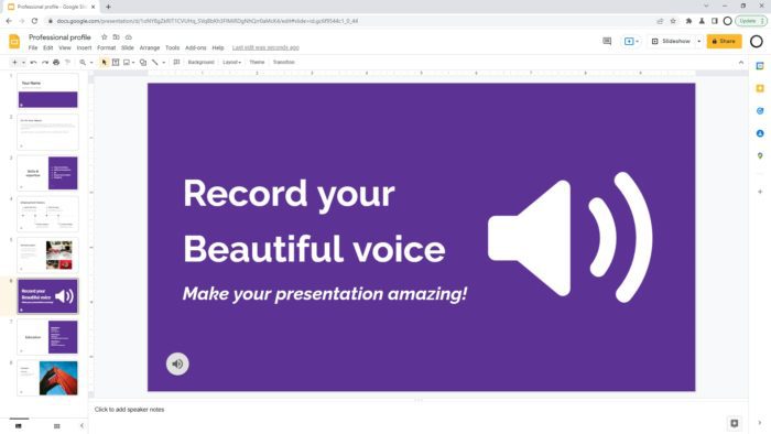 How to Add Voice-Over (Narration) to Google Slides