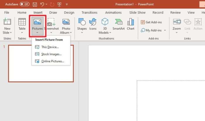 powerpoint zoom in on picture during presentation