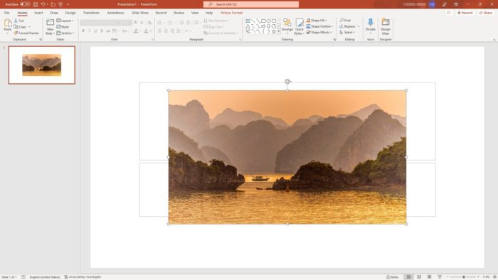 powerpoint zoom in on picture during presentation