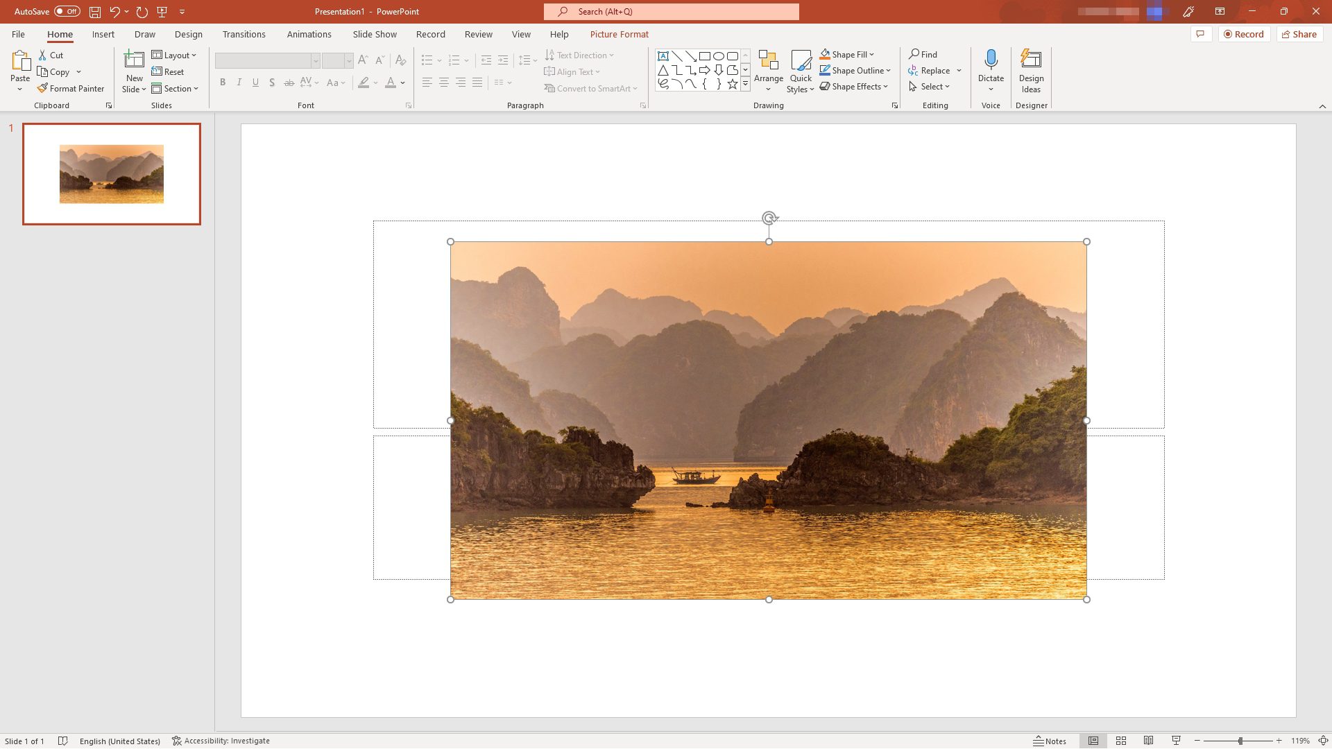 How to Enlarge a Picture When Clicked on PowerPoint