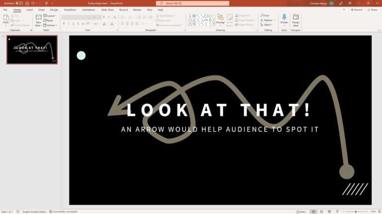 How to Create a Curved Arrow in PowerPoint - Vegaslide