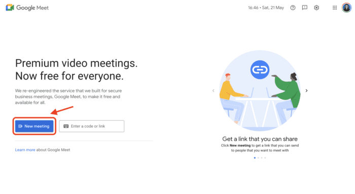 how to ppt presentation in google meet