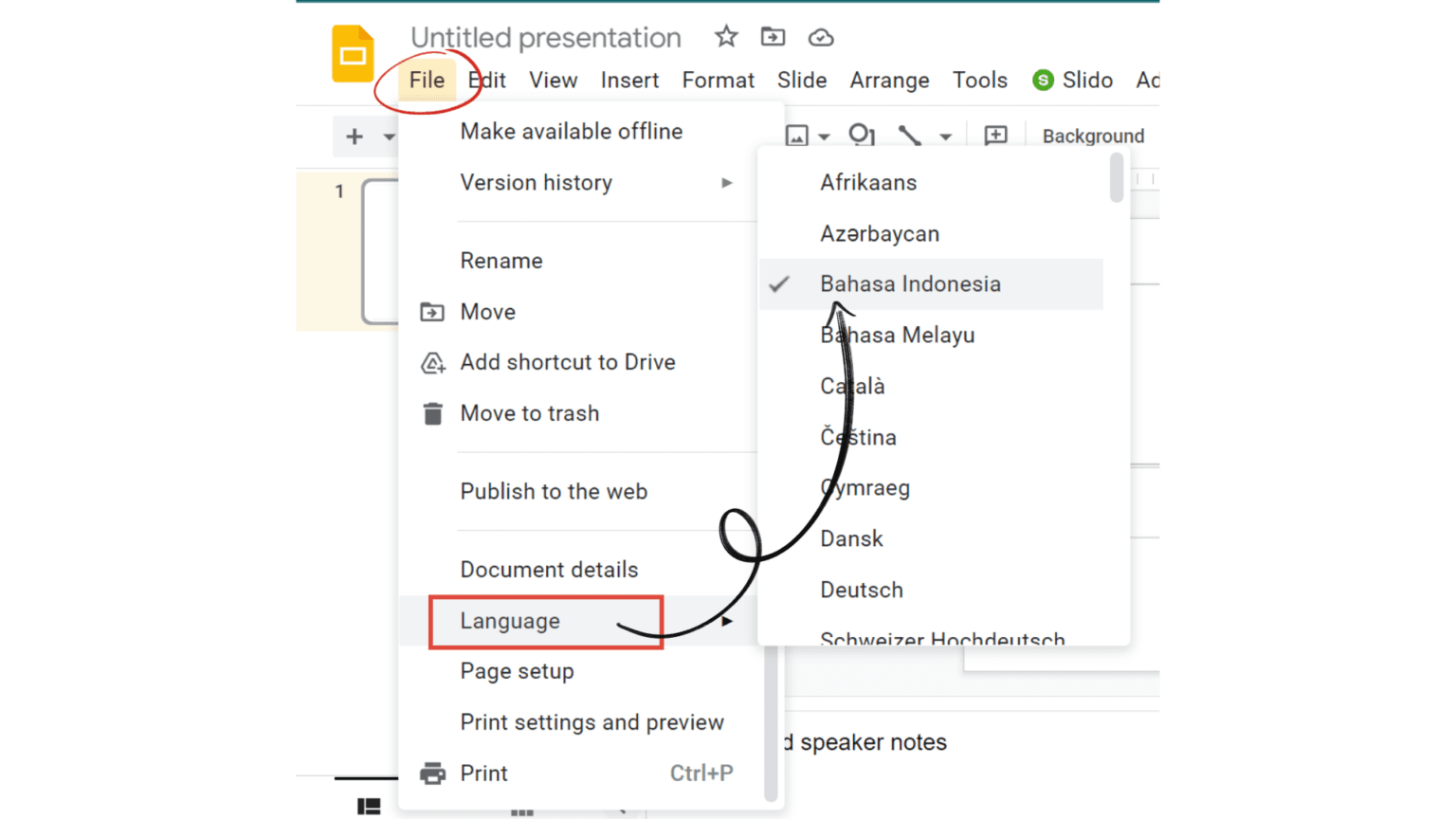 how-to-change-language-on-google-slides-vegaslide