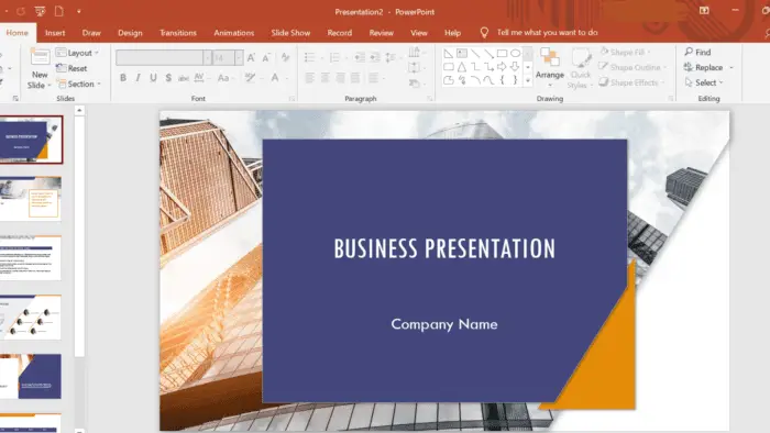 How to Make a Business Portfolio in PowerPoint