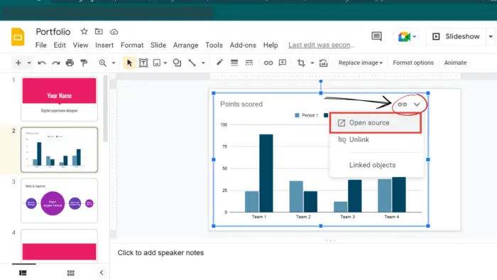 How to Create a Chart in Google Slides