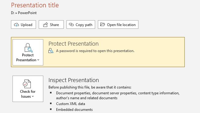 How to Password Protect a PowerPoint File