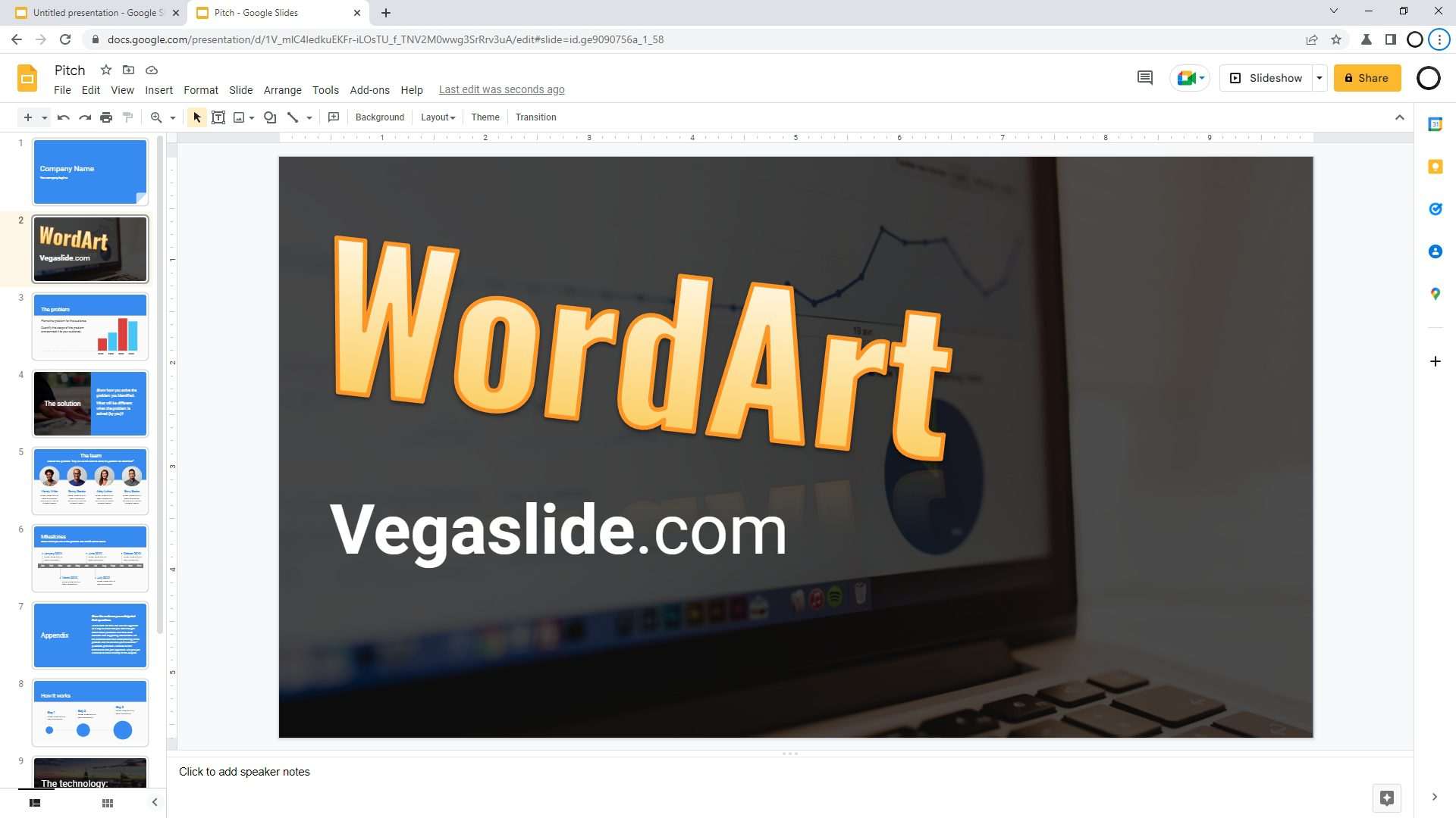 how-to-create-wordart-in-google-slides-vegaslide