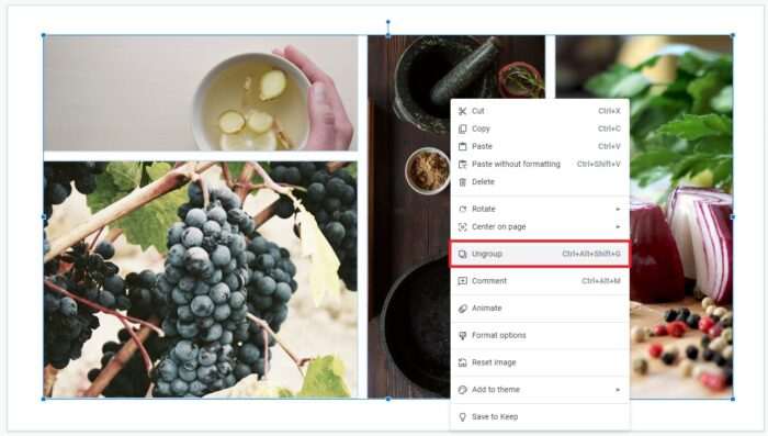 how-to-group-multiple-images-in-google-slides-vegaslide