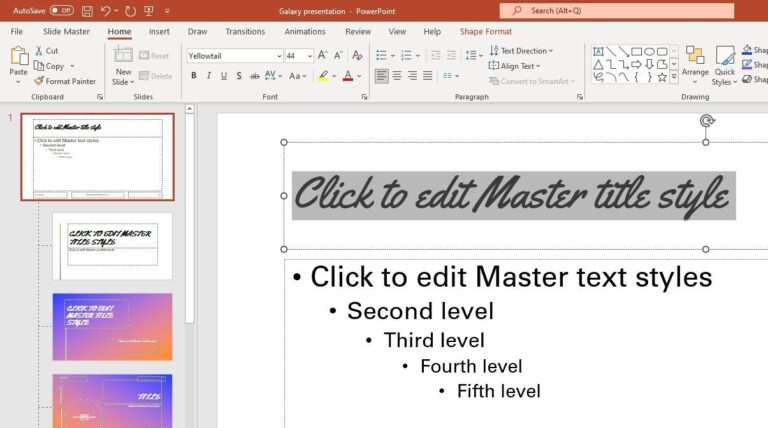 What is Slide Master and How to Use it in PowerPoint