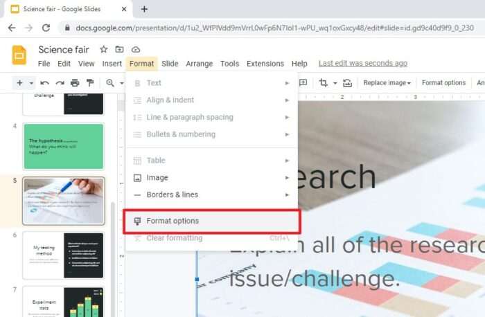 How to Put a Picture Behind Text in Google Slides - Vegaslide