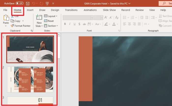 powerpoint slides automatically advance