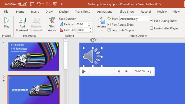 How to Make Audio Automatically Play in PowerPoint