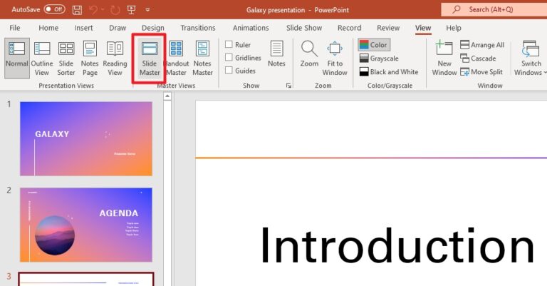 What is Slide Master and How to Use it in PowerPoint