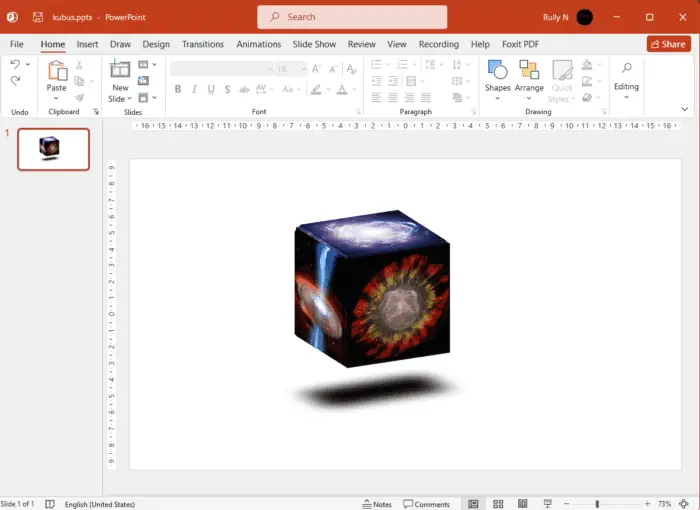 How to Create 3D Cube with Pictures in PowerPoint