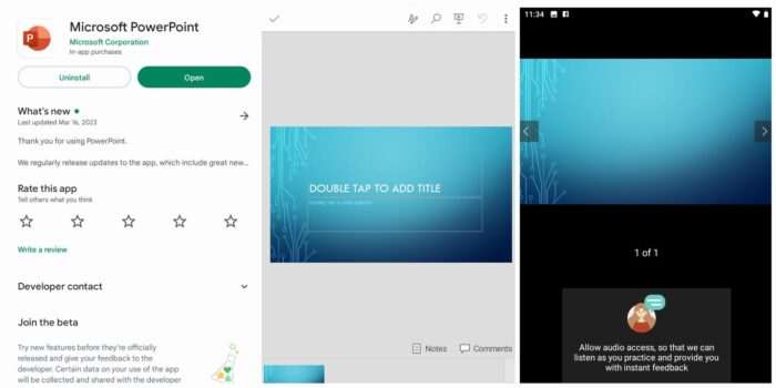 how to make presentation in powerpoint in phone