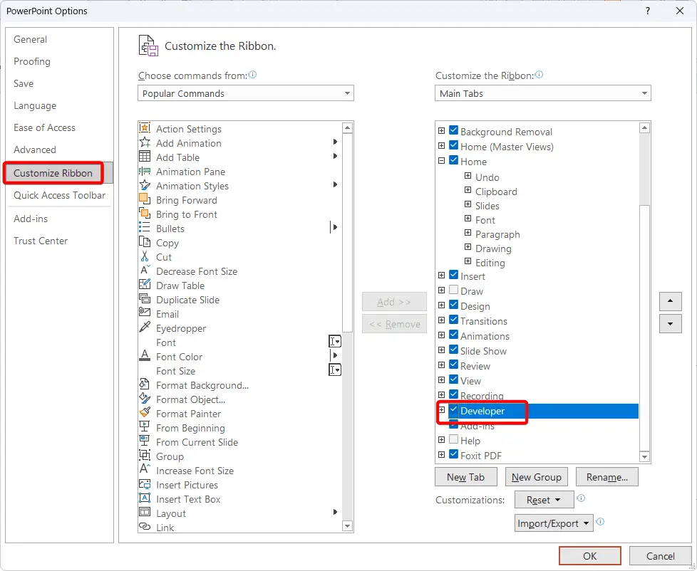 how to create powerpoint presentation using vba code