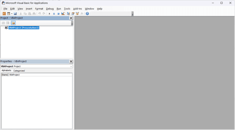 How to Open and Use VBA Macro Editor in PowerPoint - Vegaslide