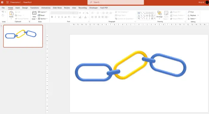 How to Draw Chain Links in PowerPoint